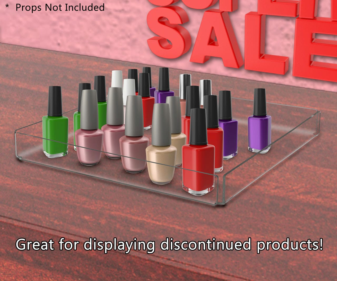 Cosmetic Organizer Tray 12"W Multifunctional Vanity Storage