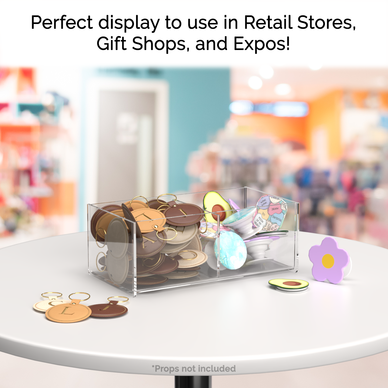 Double Compartment Storage Tray with Two 4"W Bins