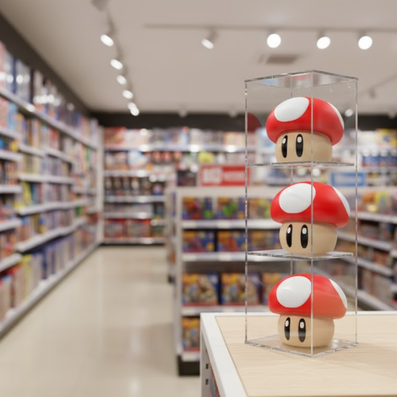 Clear Acrylic 12"W Storage Tray with 3 Compartments