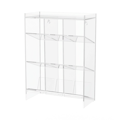 Acrylic Test Tube 9 Compartment Organizer