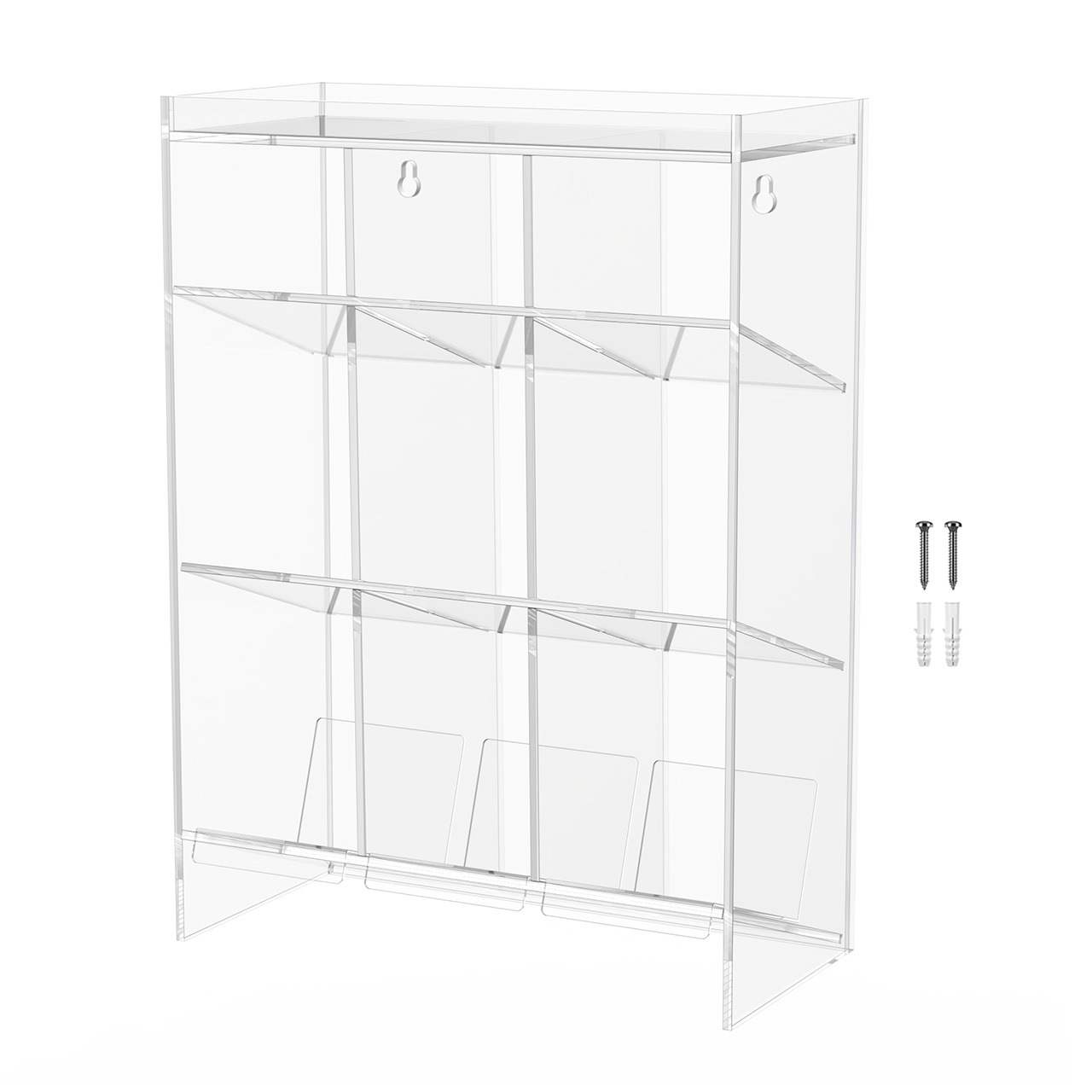 Acrylic Test Tube 9 Compartment Organizer