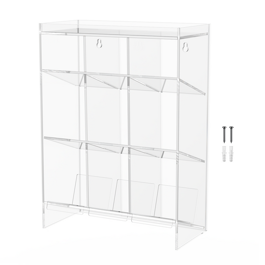Acrylic Test Tube 9 Compartment Organizer
