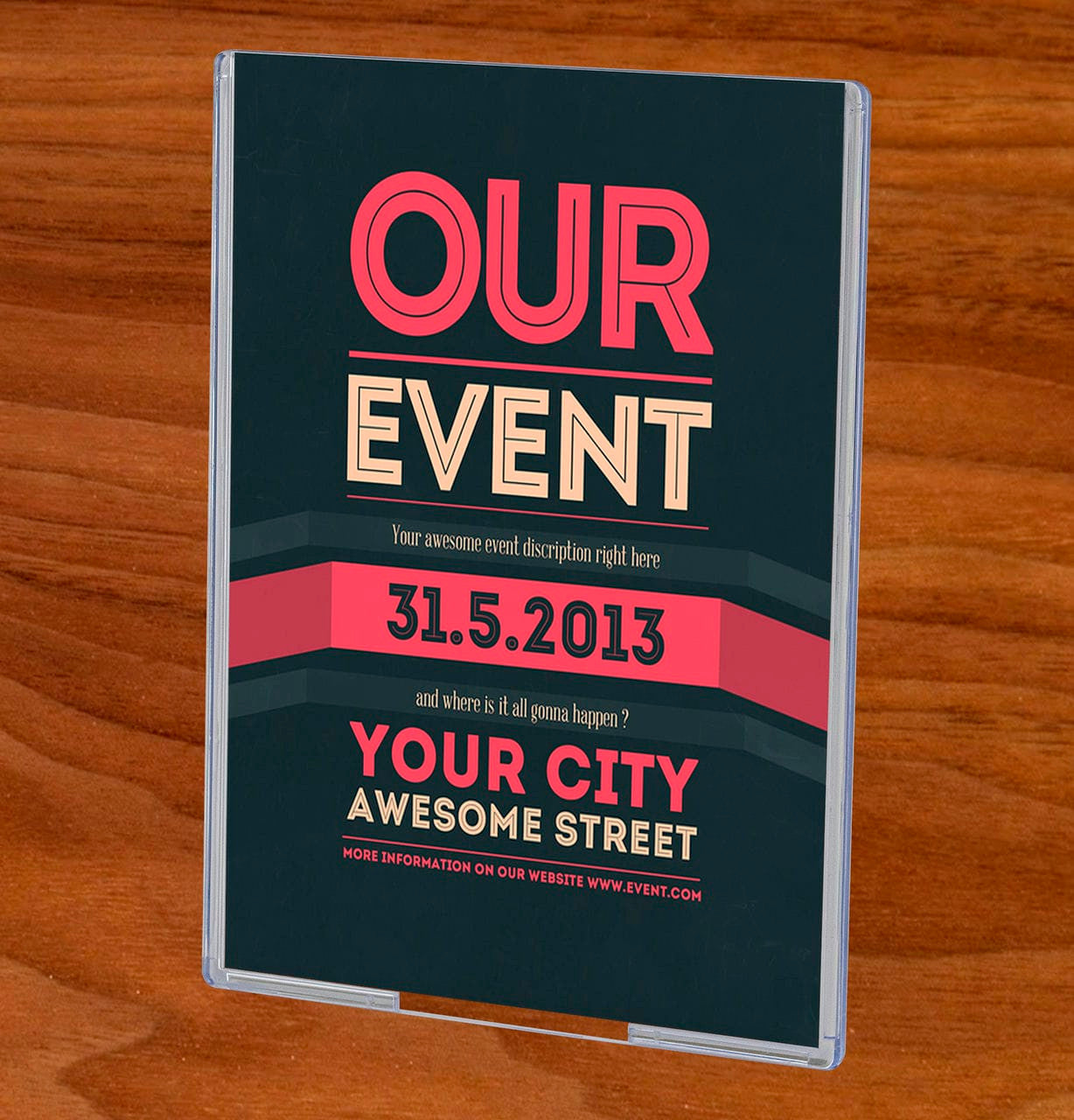 TRU-VU® 5"W x 7"H Sign Display Image Sleeve