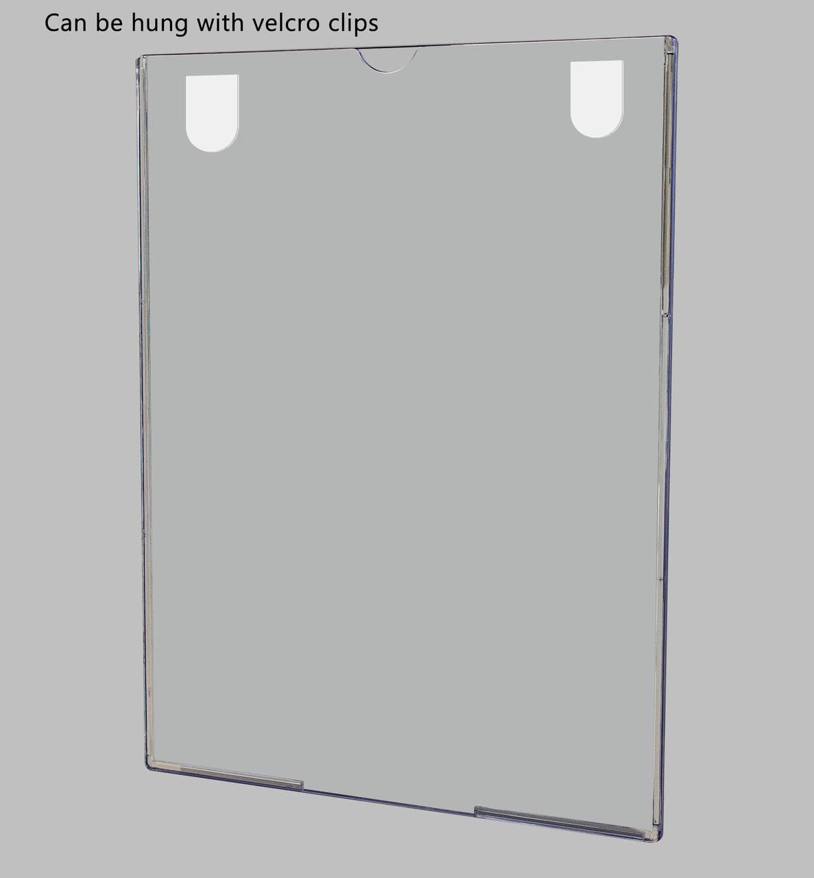 8.5"W x 11"H TRU-VU® Sign Holder with Magnets and Velcro