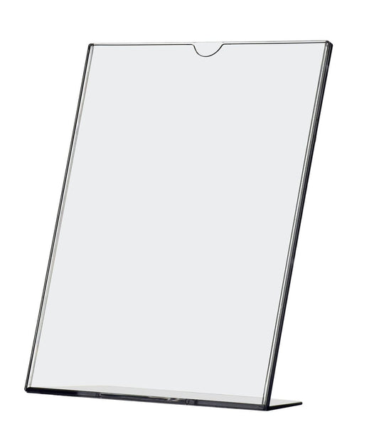 Sign Holder TRU-VU® Table Tent Top Load Wide Base