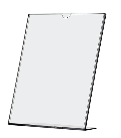 8"W x 10"H Sign Holder TRU-VU® Top Load Table Tent Wide Base