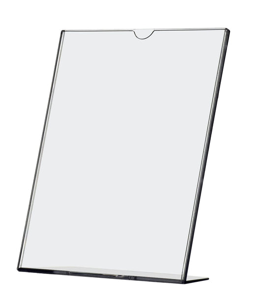 8"W x 10"H Sign Holder TRU-VU® Top Load Table Tent Wide Base