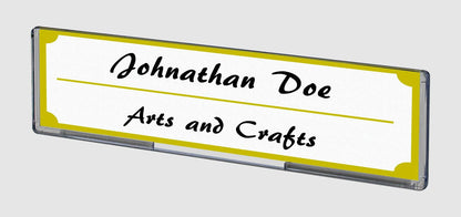 Signage Label Holder nameplate
