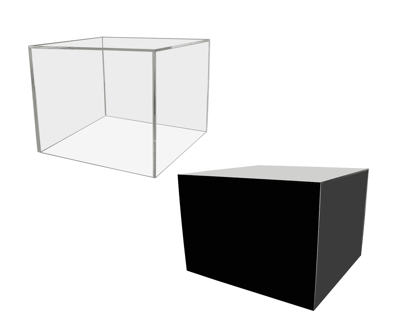 12" x 12" x 9" Acrylic Retail Display Box