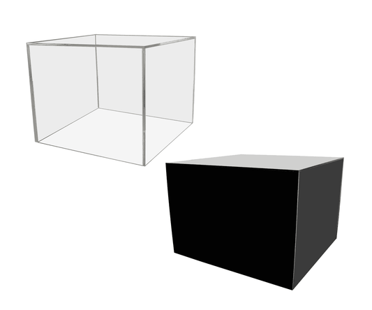 12" x 12" x 9" Acrylic Retail Display Box