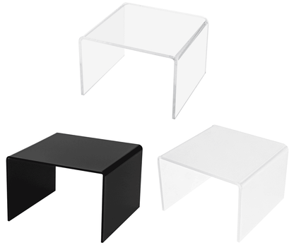 Acrylic Display Riser 6" x 4" Showcase Retail Stand