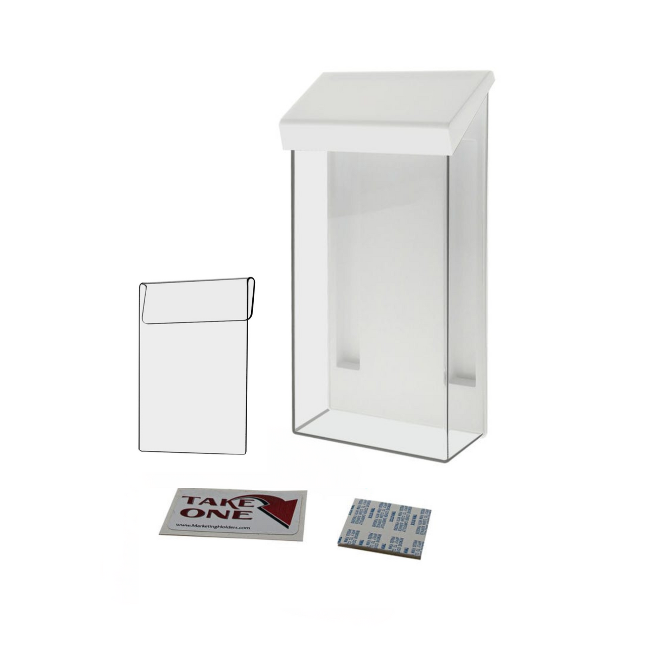 Window Hook Brochure Holder