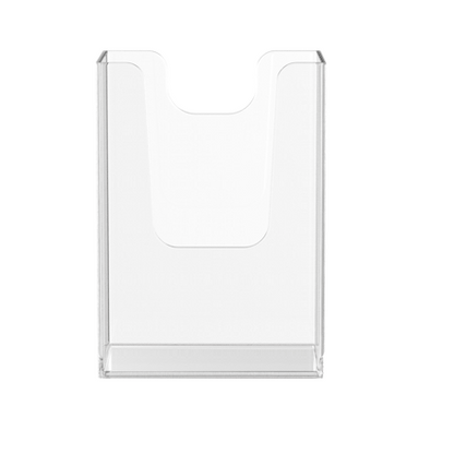 Vertical Business Card Holder Extra Capacity Tall Deep Acrylic