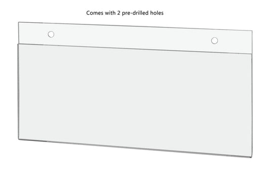 10"W x 4"H Wall Sign Holder with Hanging Hardware
