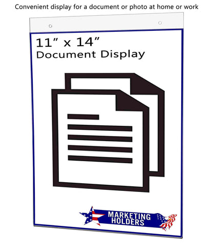 11"W x 14"H Wall Sign Holder with Hanging Hardware