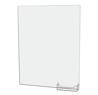Sign Holder 11"W x 14"H Display Sleeve with Business Card Pocket