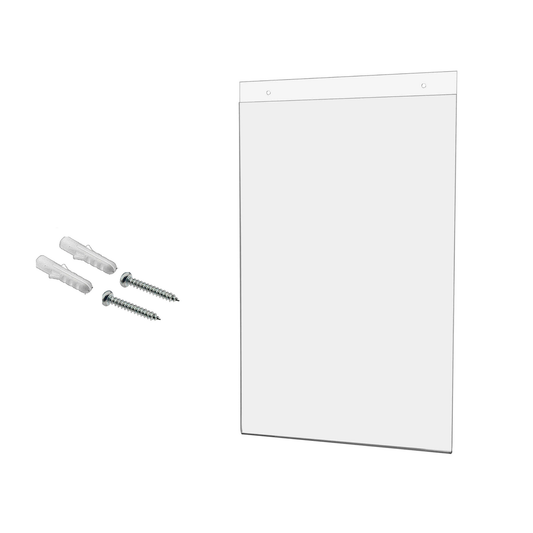 11"W x 17"H Wall Sign Holder with Hanging Hardware