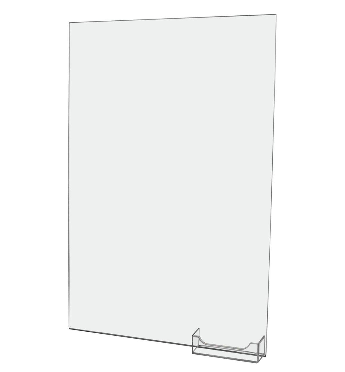 11"W x 17"H Wall Sign Holder with Business Card Pocket and Tape