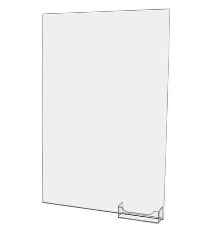 11"W x 17"H Wall Sign Holder with Business Card Pocket and Tape