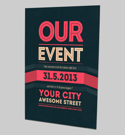 11"W x 17"H Wall Sign Holder with Double Sided Tape