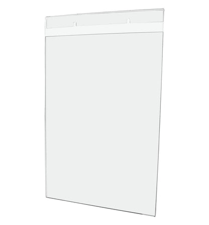 Literature Holder Hanging Display empty Eleven Inches Wide by Seventeen Inches High Notched Back