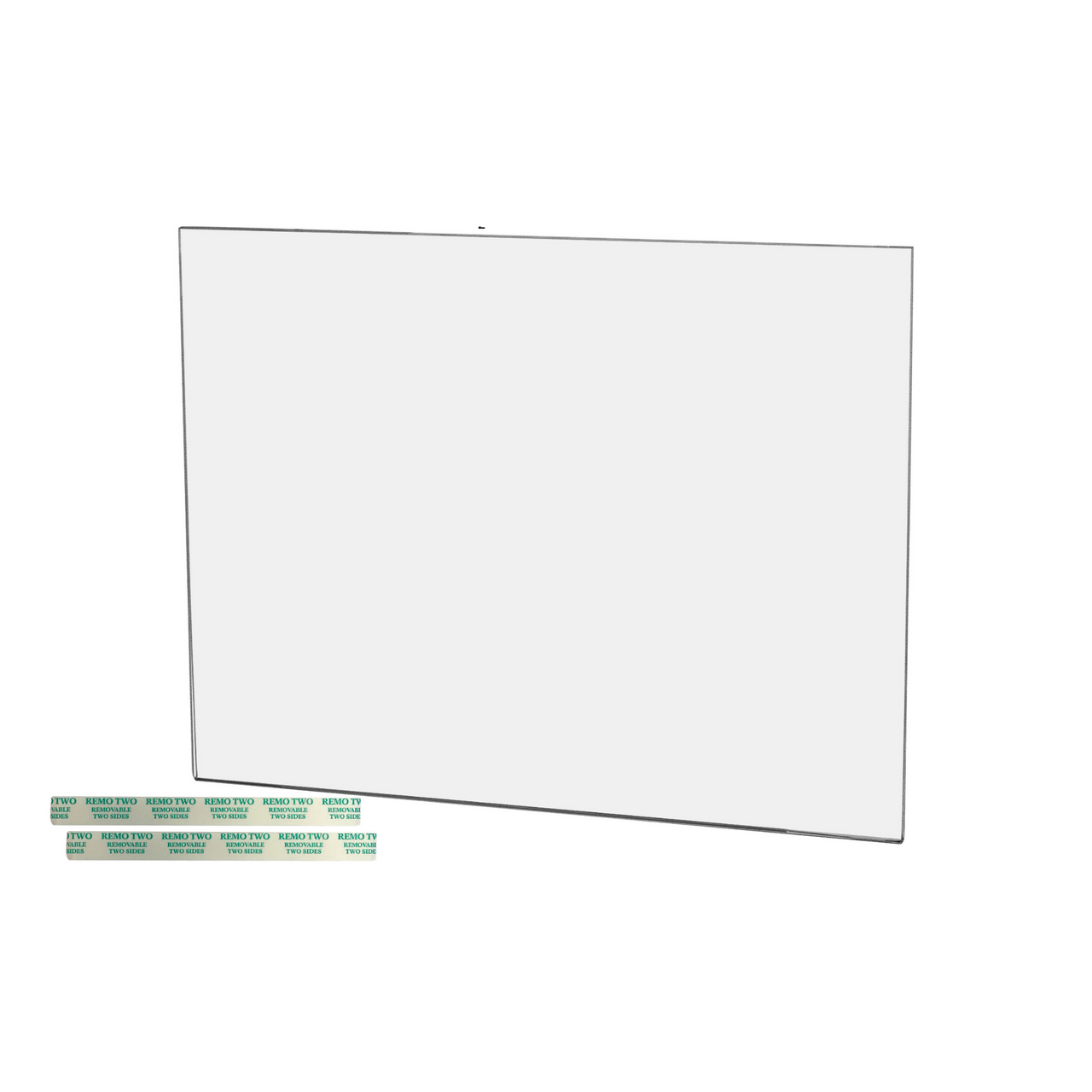 11"W x 8.5"H Wall Sign Holder with Double Sided Tape