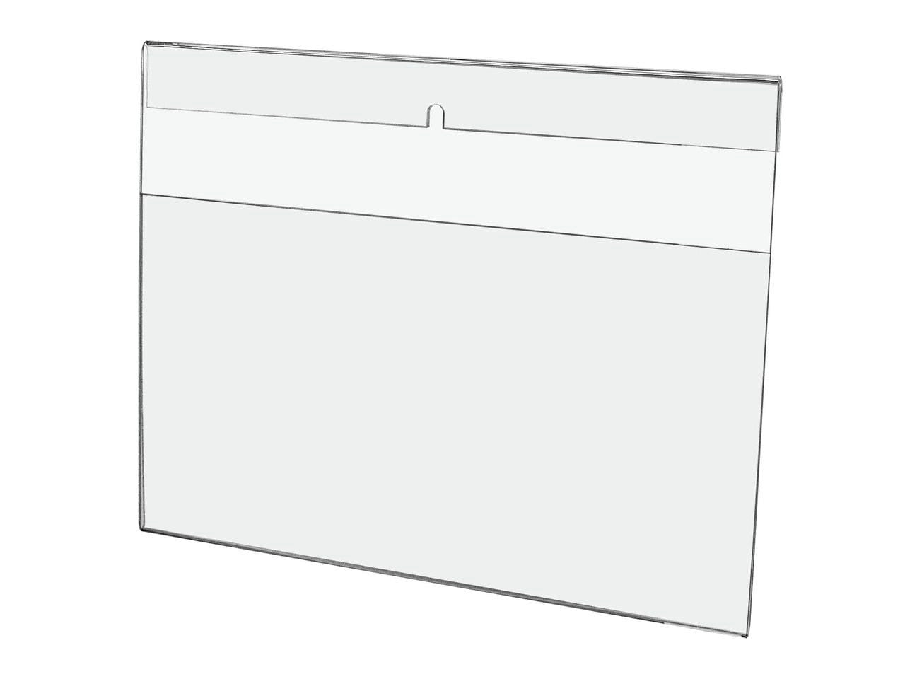 11"W x 8.5"H Landscape Sign Holder with Notched Back