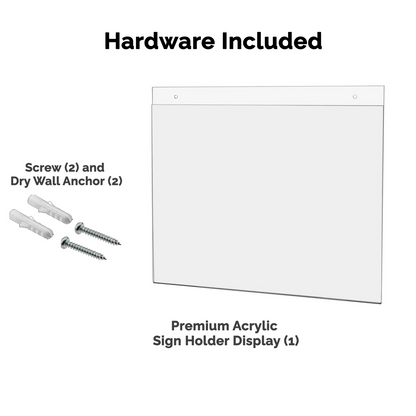 14"W x 11"H Wall Sign Holder with Hanging Hardware