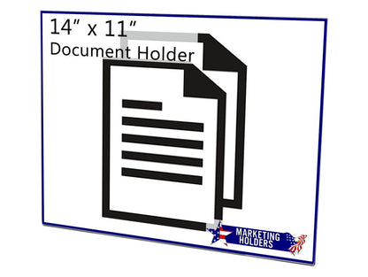 14"W x 11"H Wall Sign Holder with Double Sided Tape