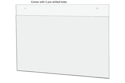 Fourteen Inches Wide by Eight and a Half Inches High Horizontal Sign Holder