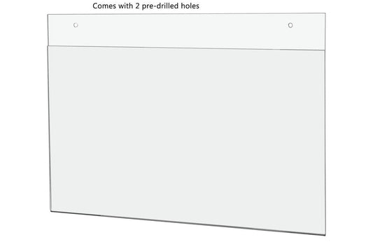 Fourteen Inches Wide by Eight and a Half Inches High Horizontal Sign Holder