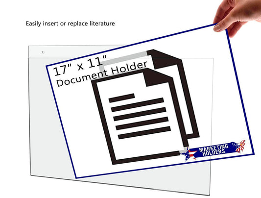 17"W x 11"H Wall Sign Holder with Hanging Hardware