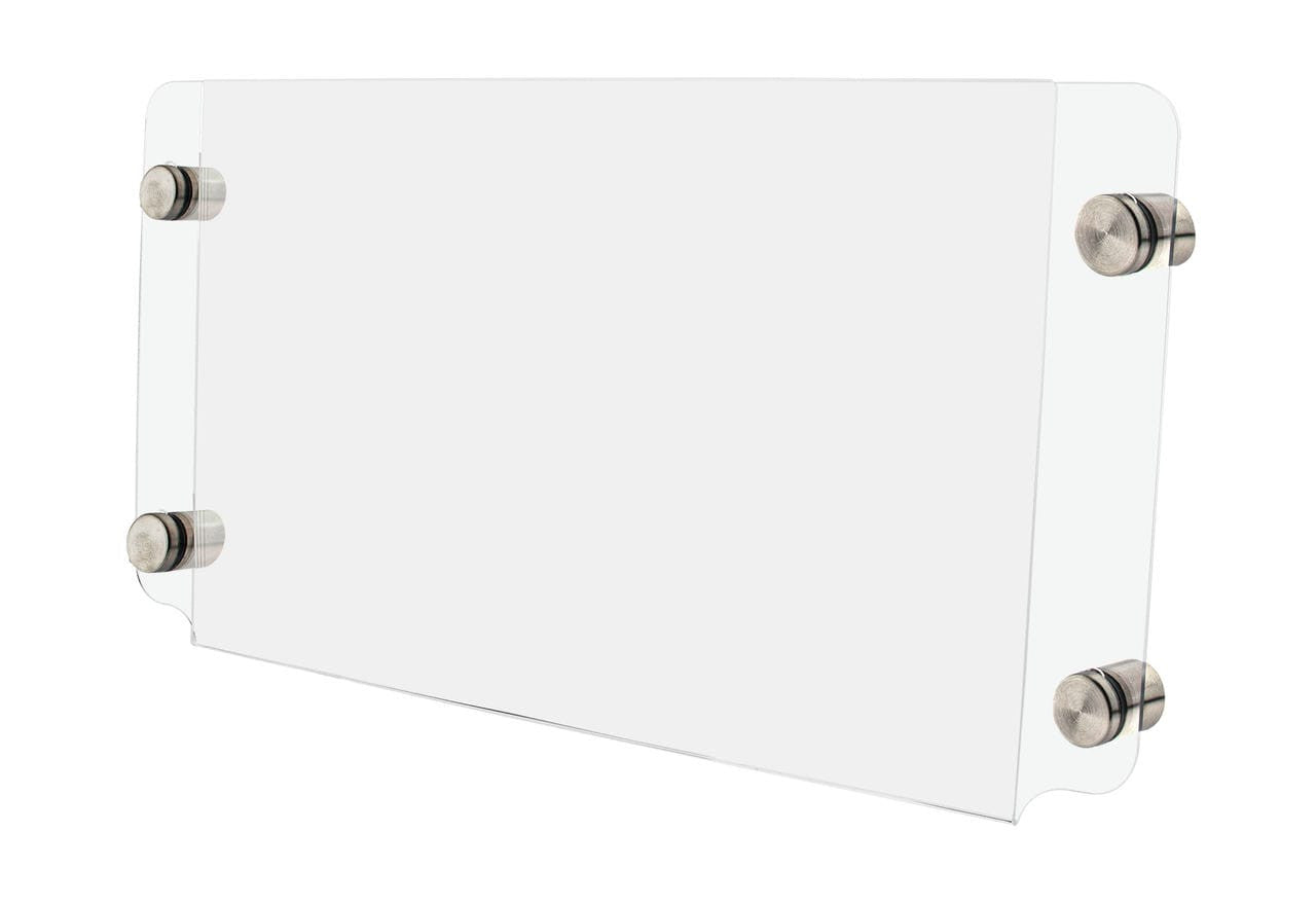 17"W x 11"H Sign Holder with Standoffs Image Poster Wall Frame