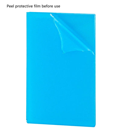 Two Inches Wide by Three and a Half Inches High Small Sign Holder Ad Frame Double Sided Adhesive Tape peel protective film