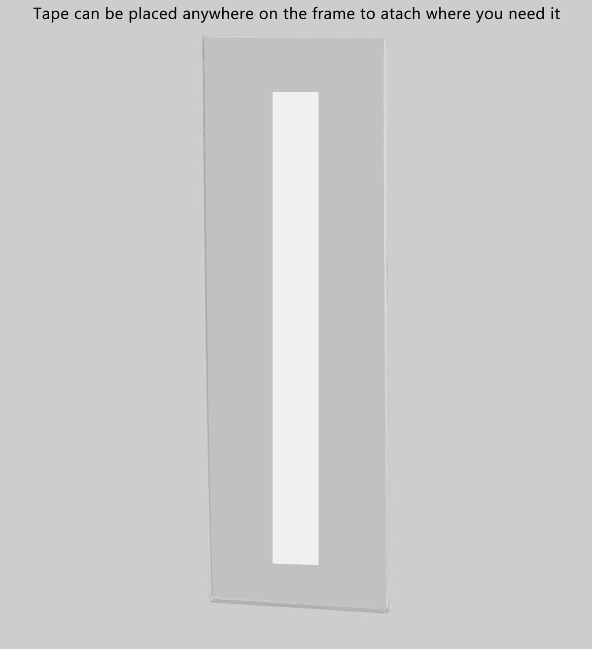 Photo Booth Strip Display 2"W x 6"H Vertical Small Sign Holder