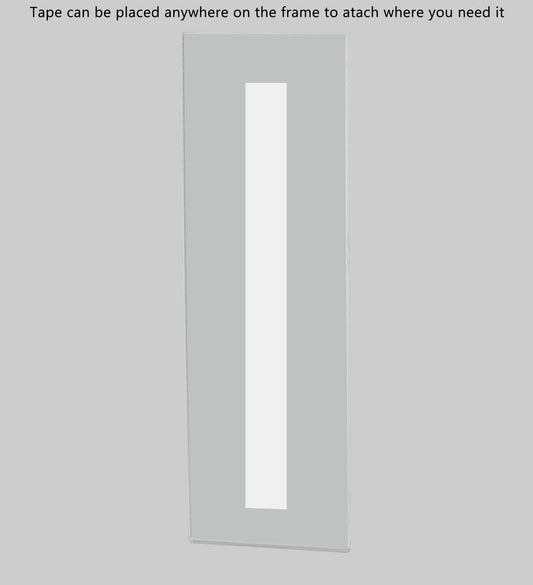 Photo Booth Strip Display 2"W x 6"H Vertical Small Sign Holder