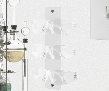 3 Pair Sunglasses Eyeglasses Display Safety Glasses Holder Wall