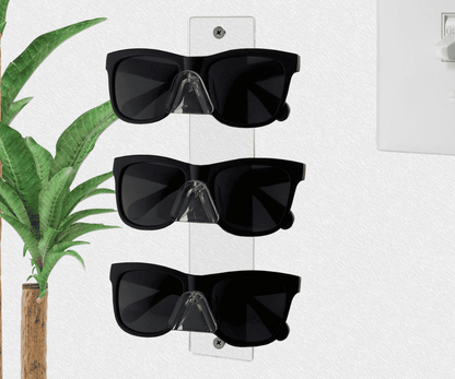 3 Pair Sunglasses Eyeglasses Display Safety Glasses Holder Wall