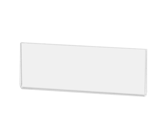 3.5"W x 1"H Wall Sign Holder with Double Sided Tape