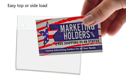 3.5"W x 2"H Wall Sign Holder with Hanging Hardware