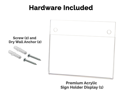 Sign Holder with Hardware