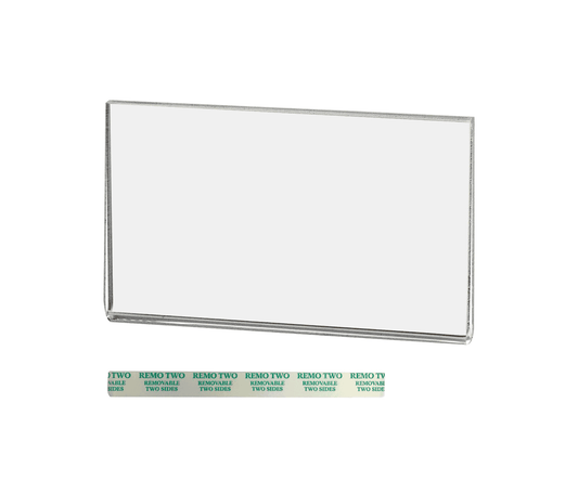 Single Business Card Holder 3.5"W x 2"H Small Sign Holder