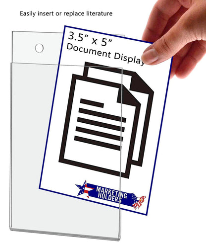 Vertical Ad Frame Sign Holder with Holes