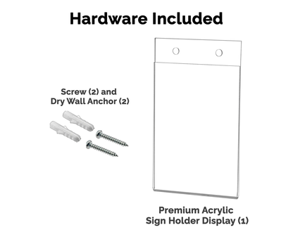 Hanging Sign Holder with Hardware
