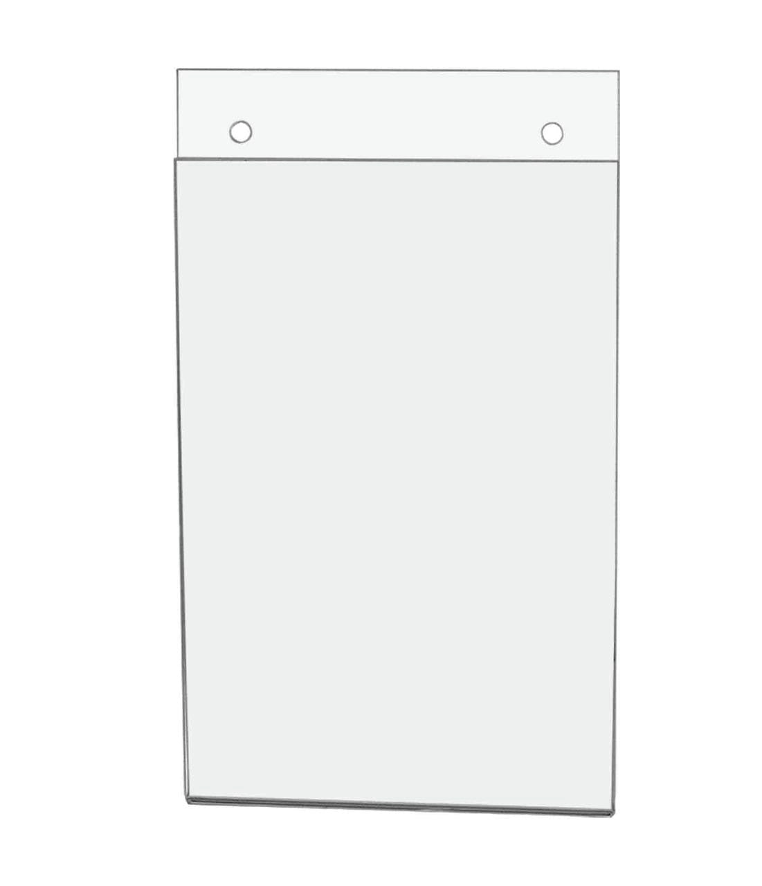 4"W x 6"H Wall Sign Holder with Hanging Hardware