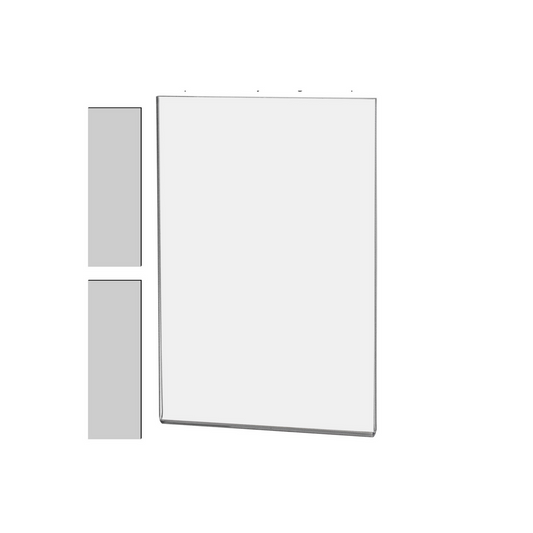 Magnetic 4"W x 6"H Sign Holder Metal Mount