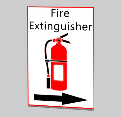 Magnetic 4"W x 6"H Sign Holder Metal Mount