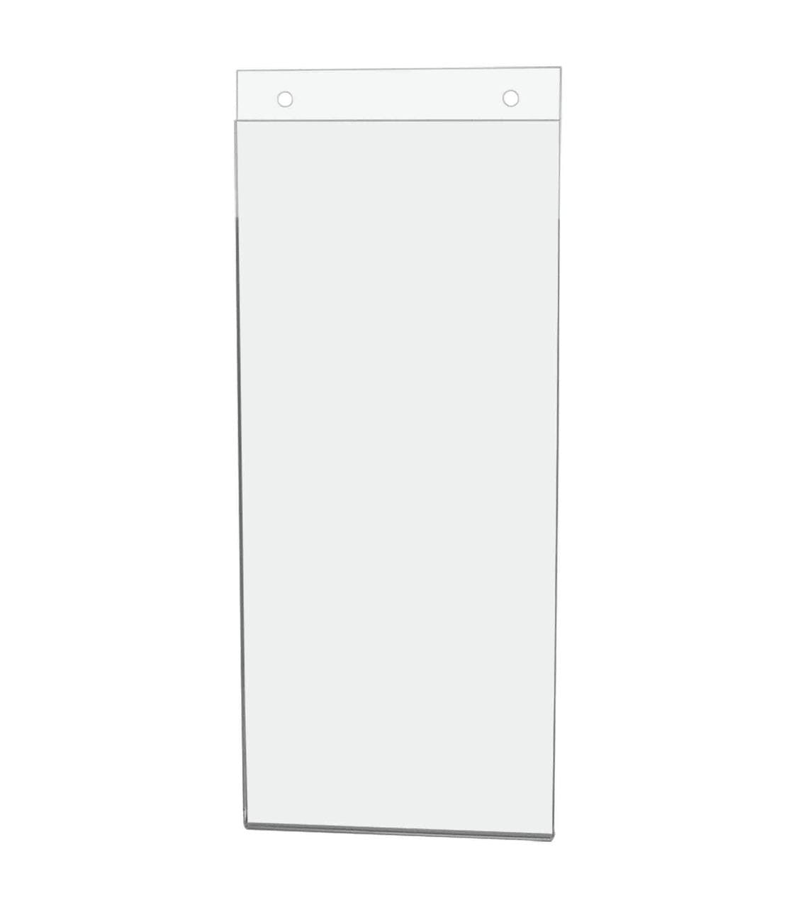 Four by Nine Inch Wide Ad Frame with predrilled mounting holes