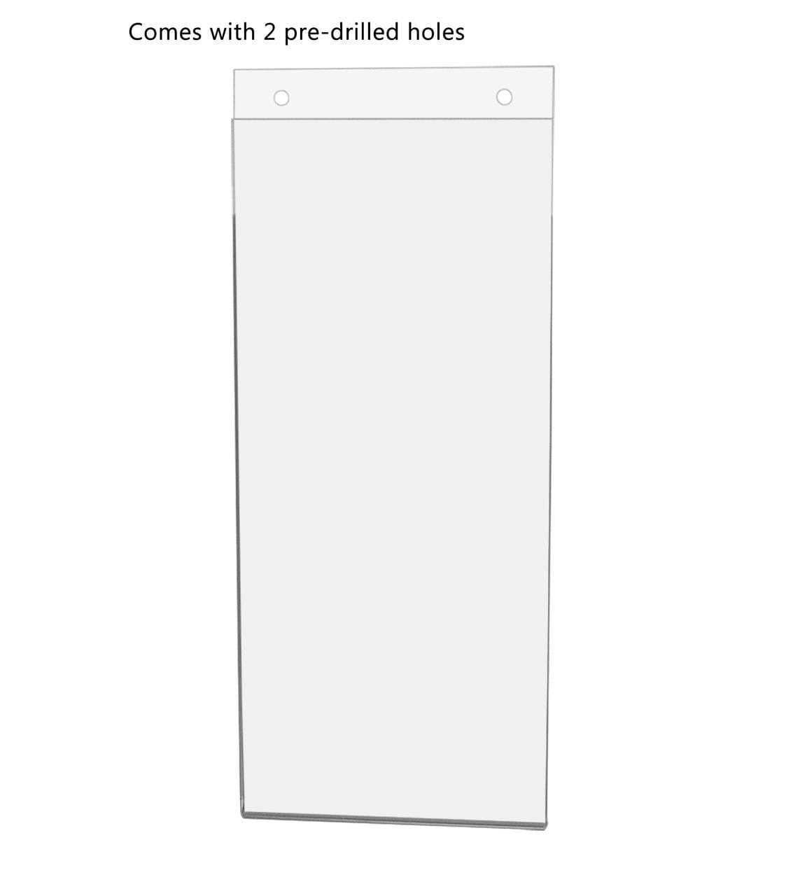 5"W x 11"H Lobby Sign Frame Wall Mount Office Information Display