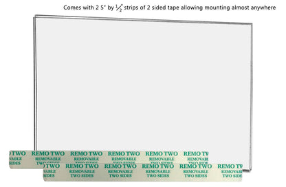 Five and a Half Inches Wide by Three Inches High Sign Holder with accessories